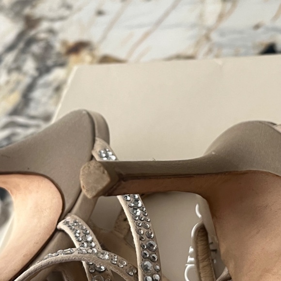 Jimmy Choo Rhinestone Strappy Heels - Picture 4 of 6